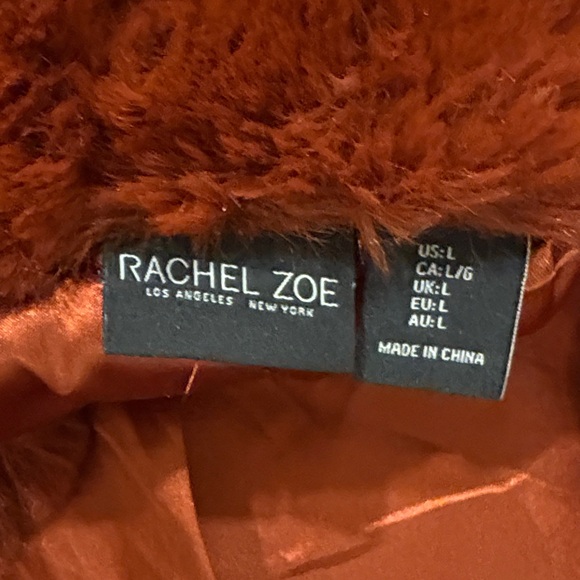 Rachel Zoe Cinnamon Faux Fur Vest - Picture 2 of 5